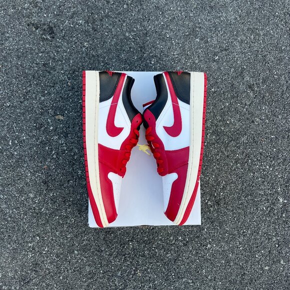 Air Jordan 1 Low “Gym Red/White/Black” - Picture 1 of 5
